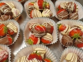 Choco aardbeien ( 5 stuks)